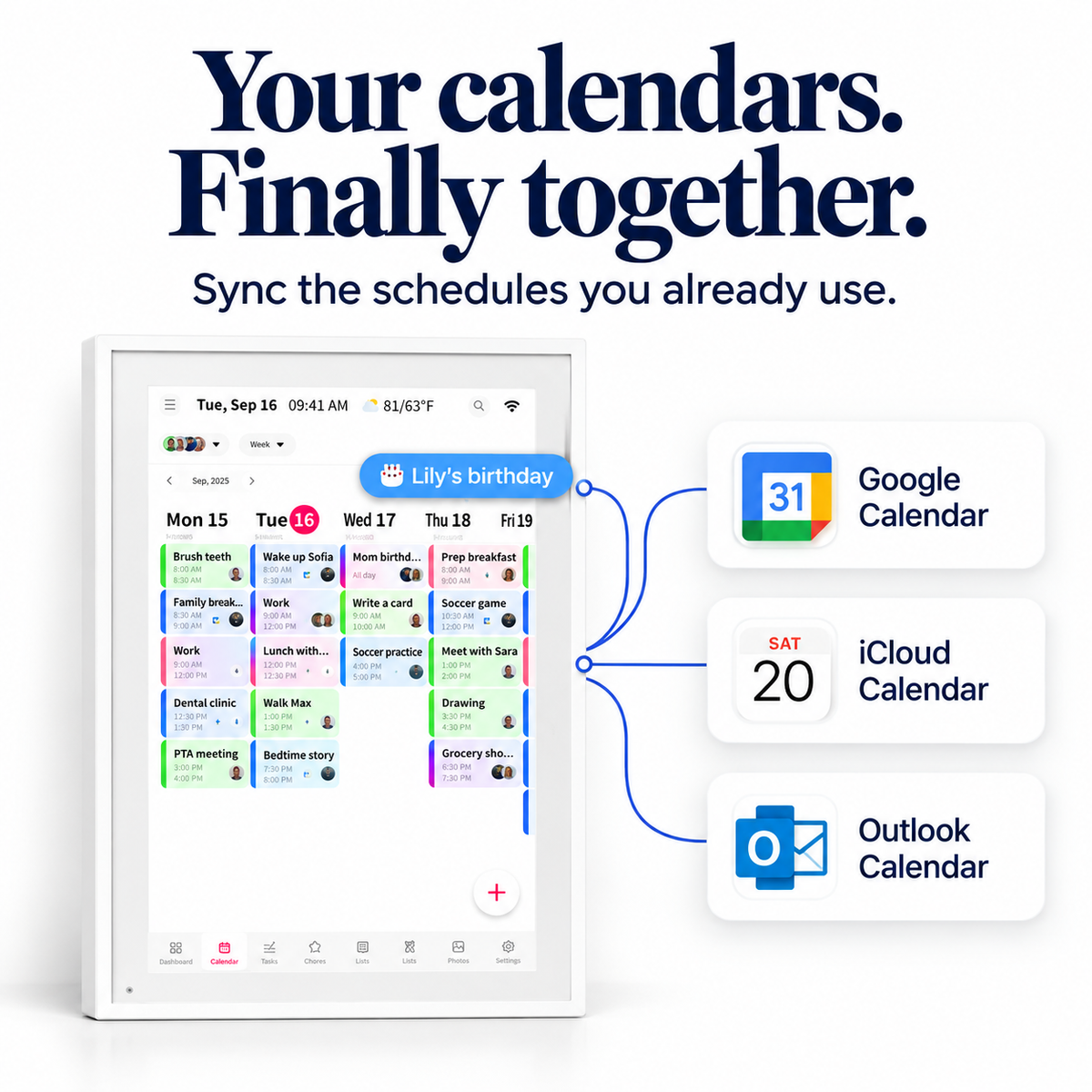 Kalendly Family Calendar