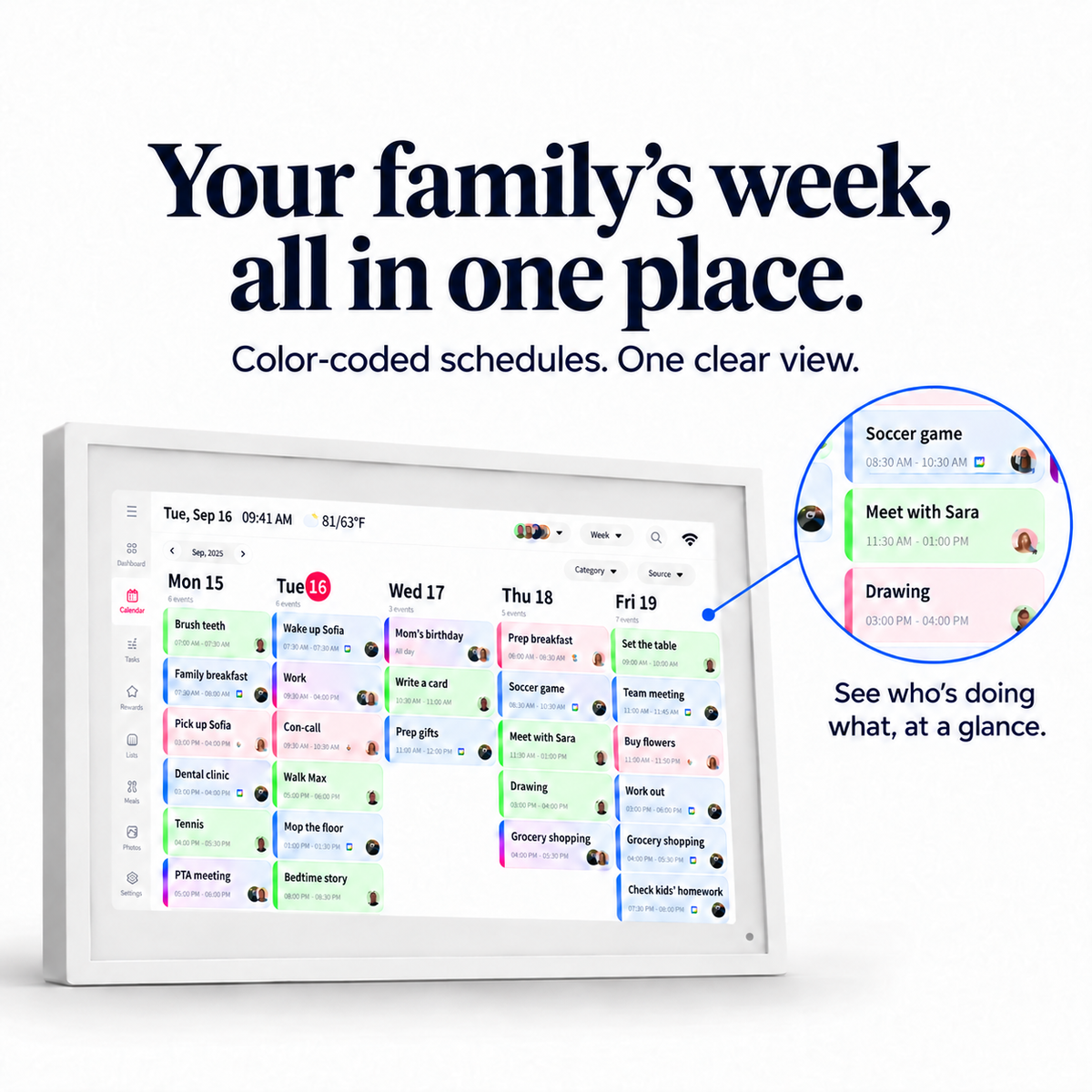 Kalendly Family Calendar
